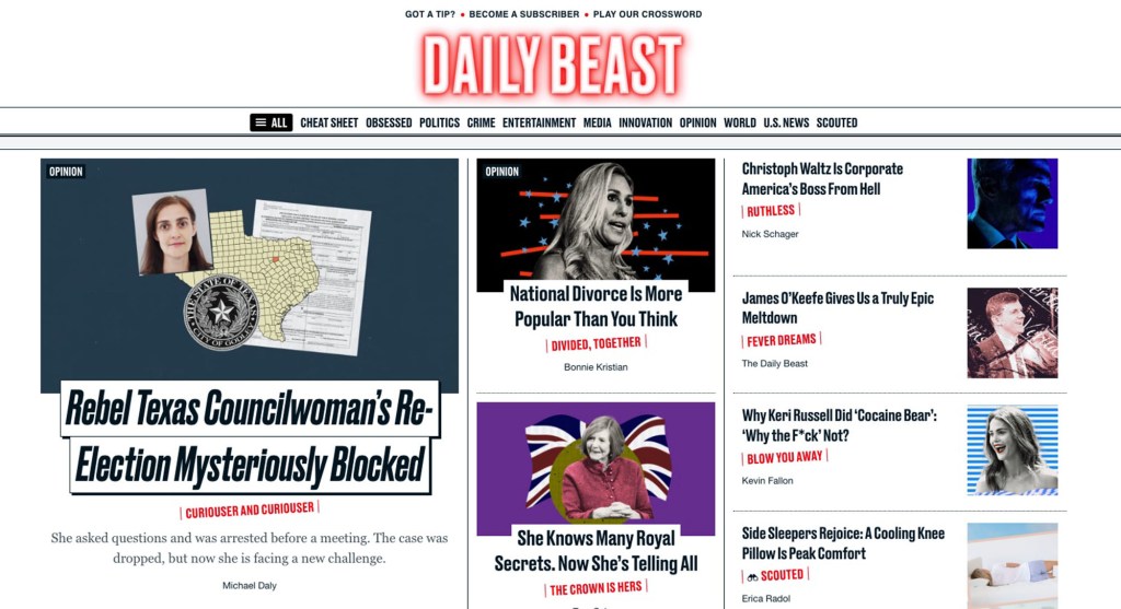 daily beast website