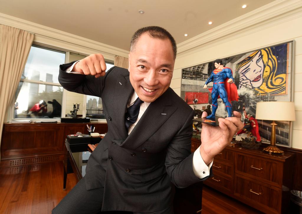 Guo Wengui inside the snazzy Sherry-Netherland penthouse back in 2018.