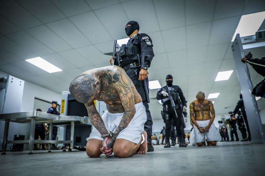 Prisoner kneeling