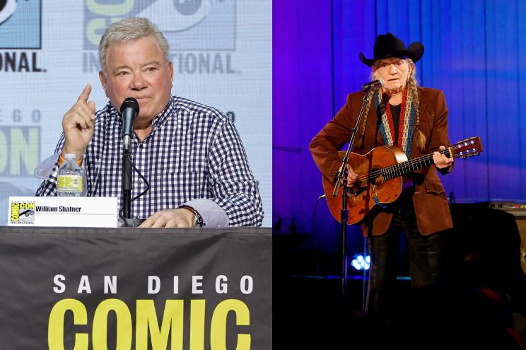 William Shatner and Willie Nelson are both touring in 2023.