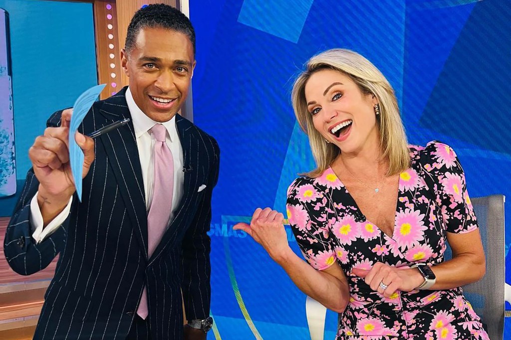 Amy Robach and TJ Holmes