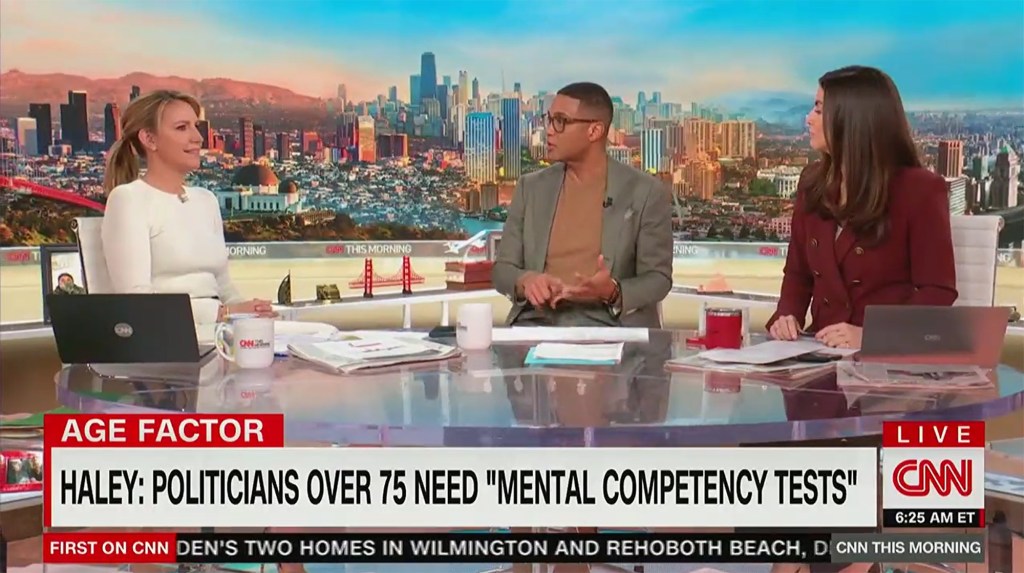 CNN's Don Lemon and Poppy Harlow on CNN This Morning Thursday, Feb. 16, 2023. Leomn tweeted an apology after claiming 51-yo Republican presidential hopeful Nikki Haley was not “in her prime.”