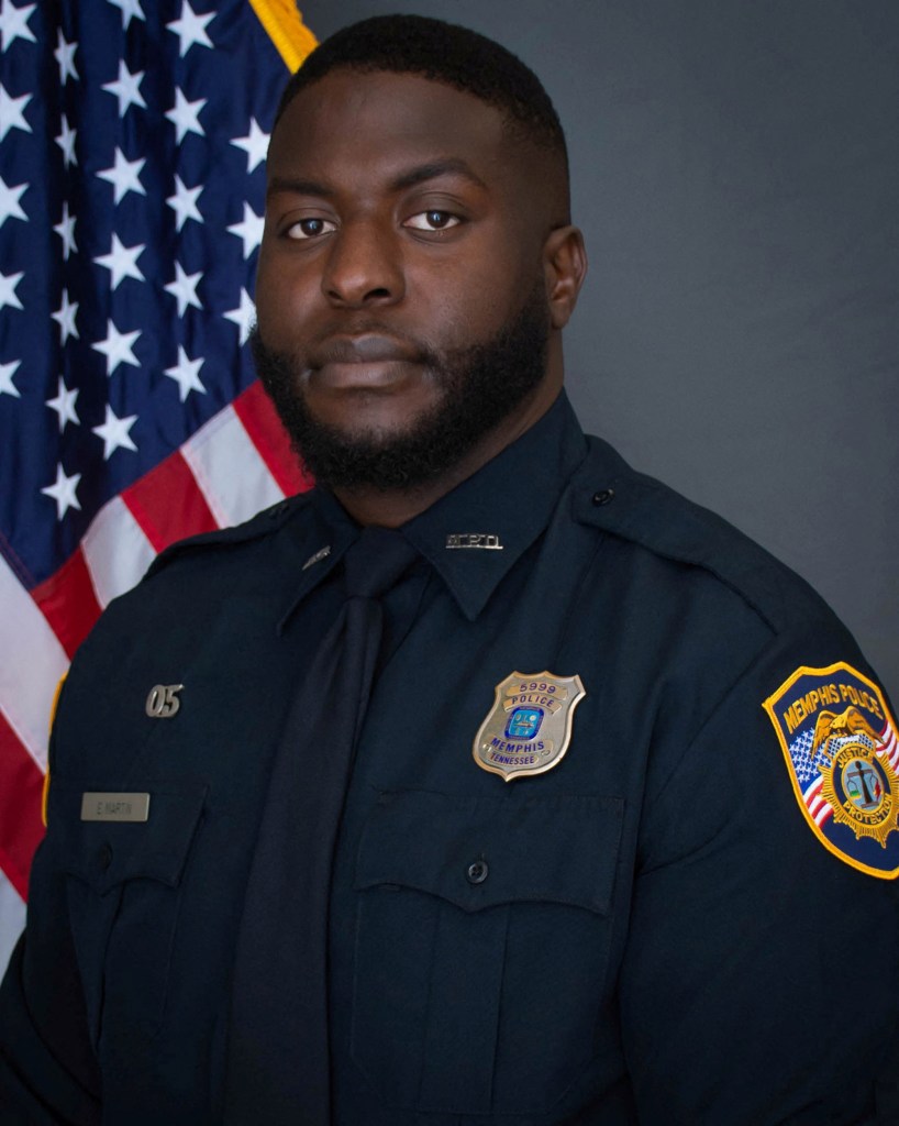 Officer Emmitt Martin III, who had been hired by the Memphis Police Department in March 2018.