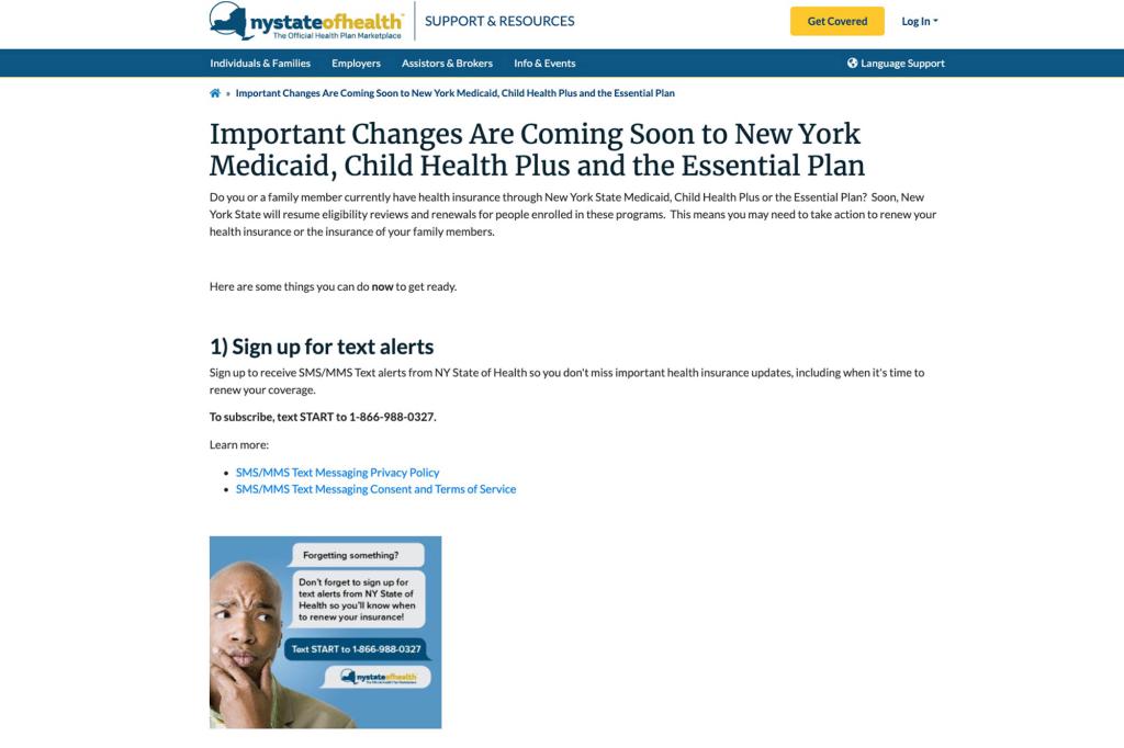 New York used the Affordable Care Act — ObamaCare — to move more people into the Medicaid program and reduce the number of residents who were uninsured.