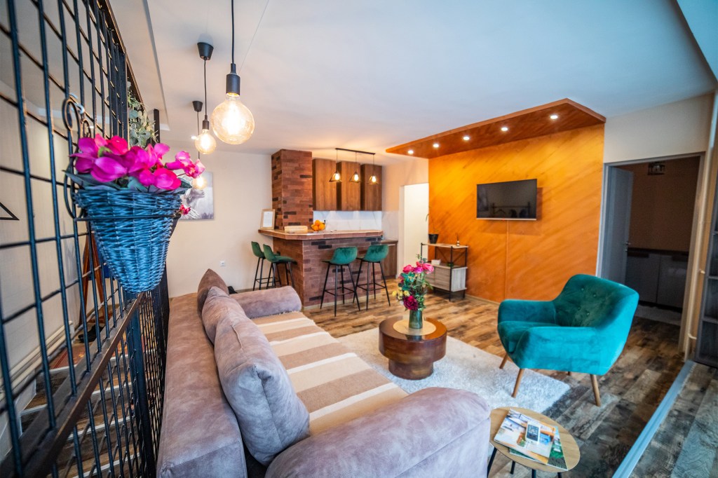 Living room in a modern apartment. 