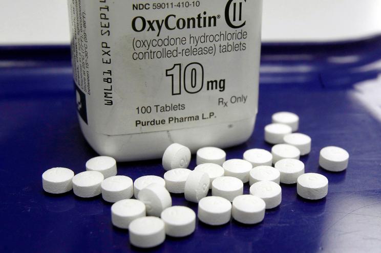 Bottle of OxyContin.