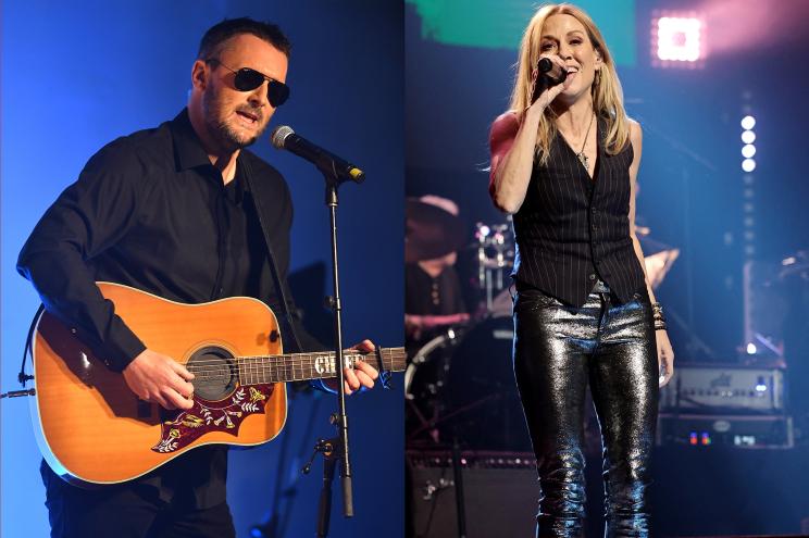 Eric Church (L) and Sheryl Crow are just two of the many headliners at this year's Summerfest in Milwaukee, WI.