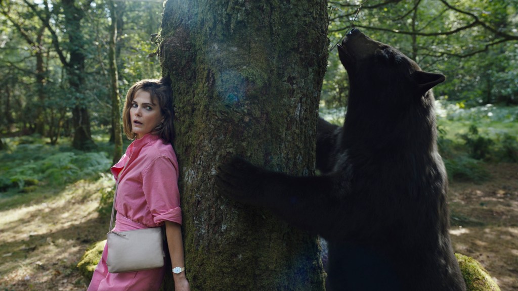 Keri Russell in a scene from "Cocaine Bear."