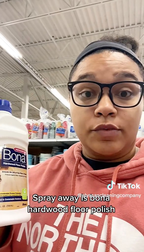 She is also not a big fan of Bona Hardwood Floor Cleaner, claiming that it leaves behind a "film."