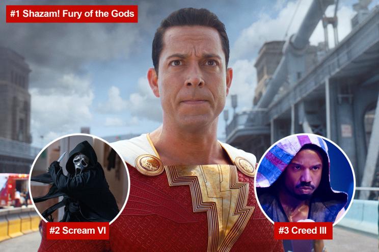 Shazam! Fury of the Gods, Scream VI, Creed III