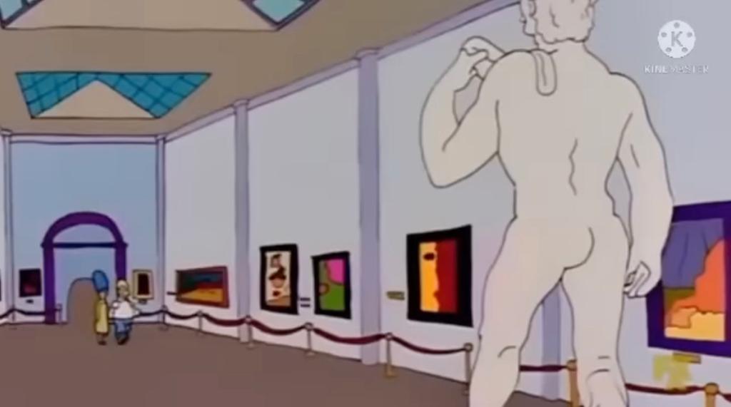 'The Simpsons' predicted Florida row about Michelangelo's David