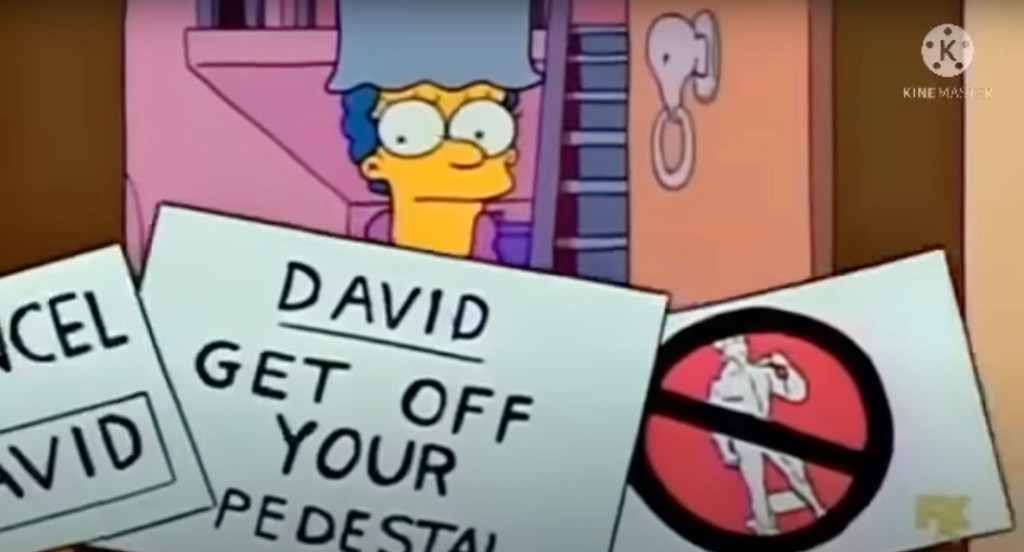 'The Simpsons' predicted Florida row about Michelangelo's David