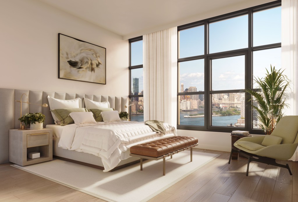 The sole bedroom inside the $1.26 million abode. 