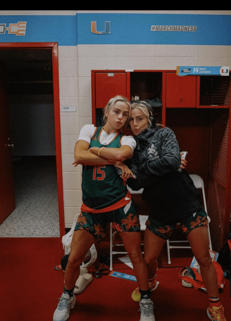 Haley and Hanna Cavinder's recruitment to Miami was controversial.