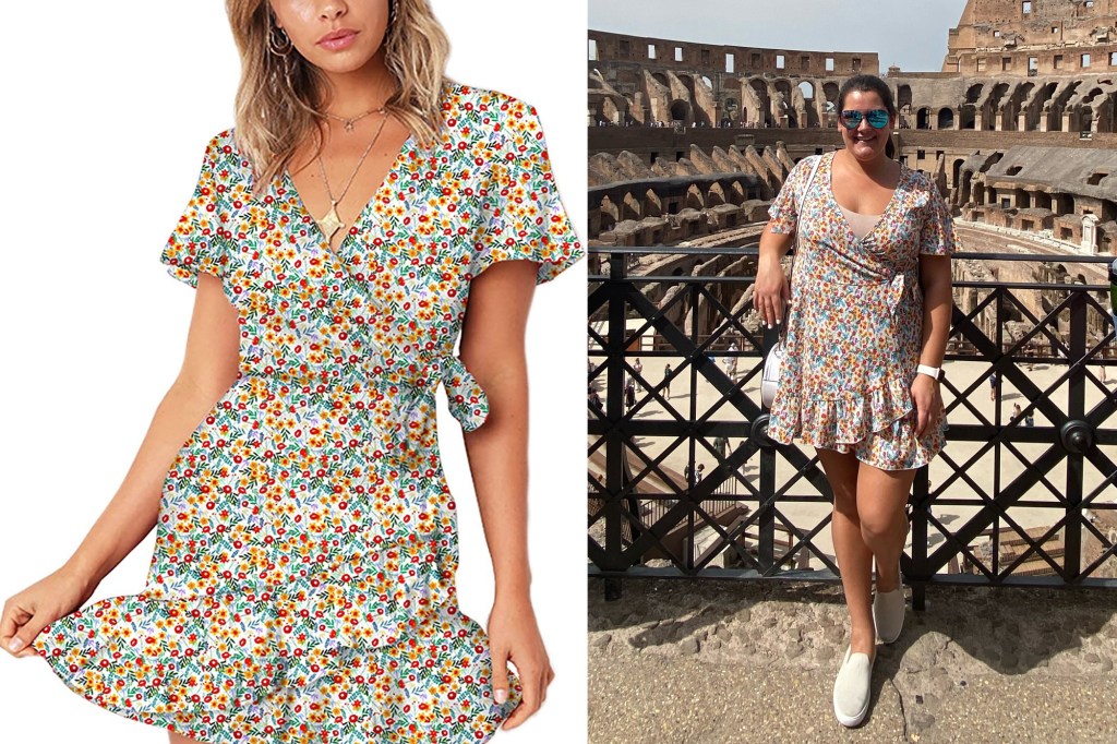 floral sun dress