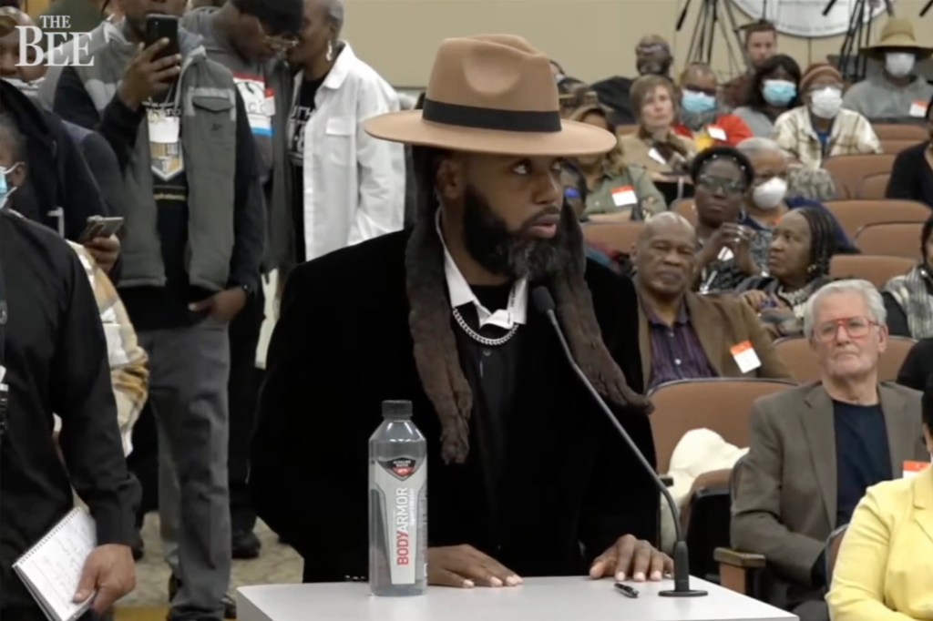 Deon D. Jenkins, Former US Senate Candidate speaking for The California Reparations Task Force.