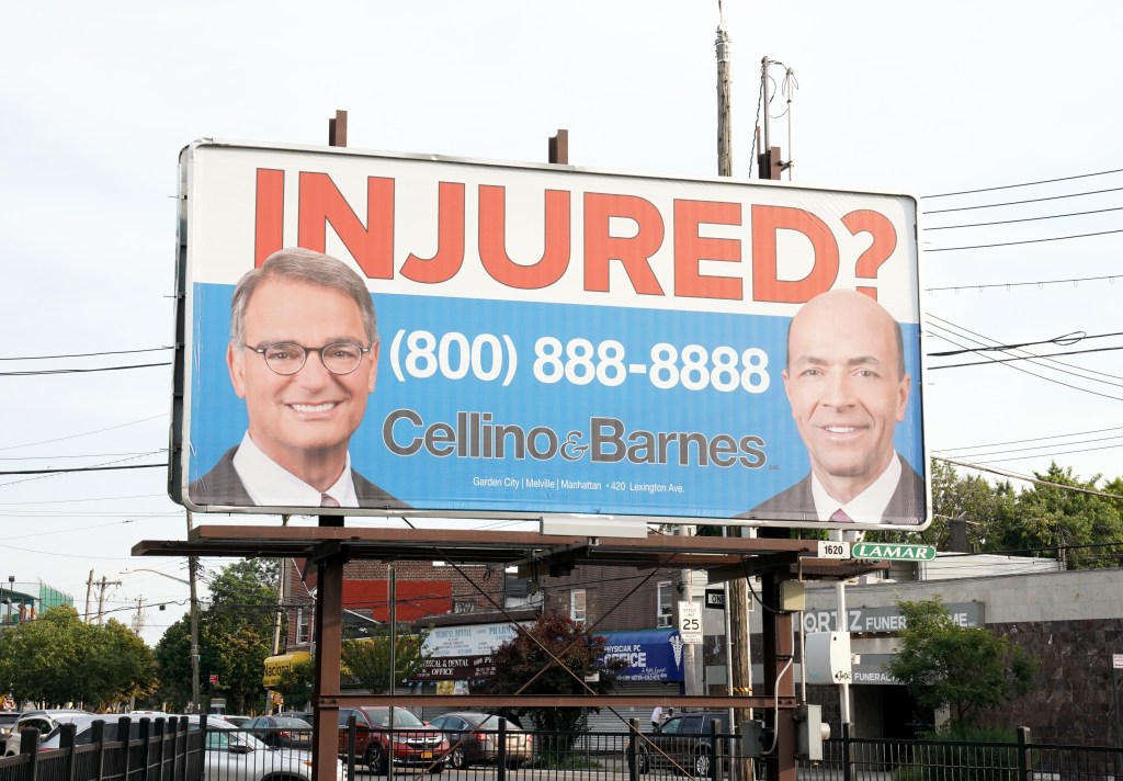 Cellino & Barnes sign