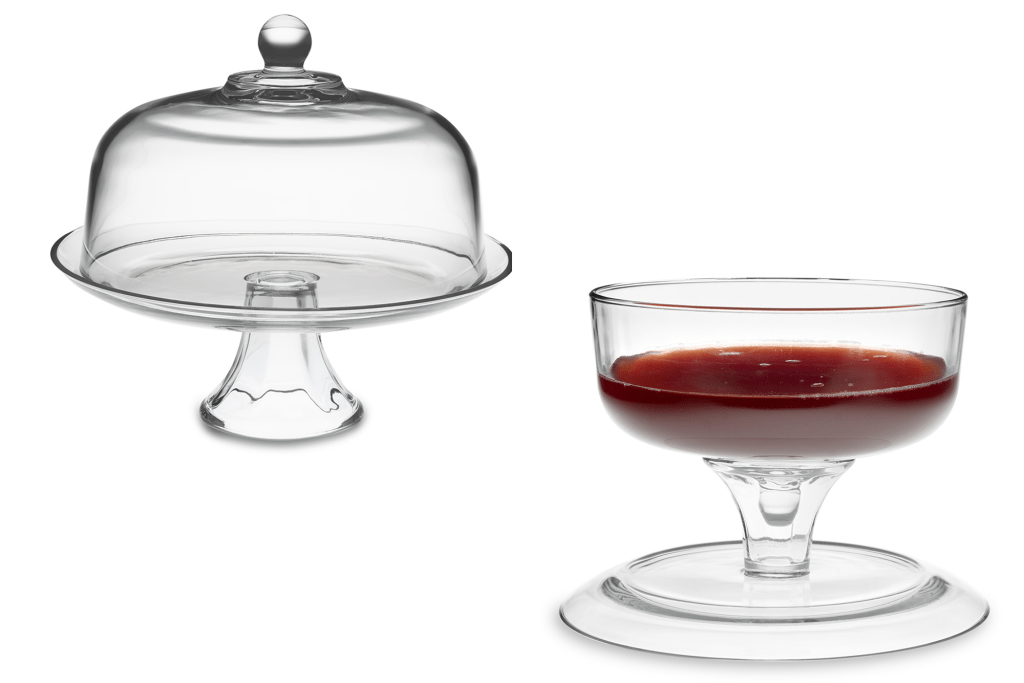 Williams Sonoma Glass Domed Cake Plate/Punch Bowl