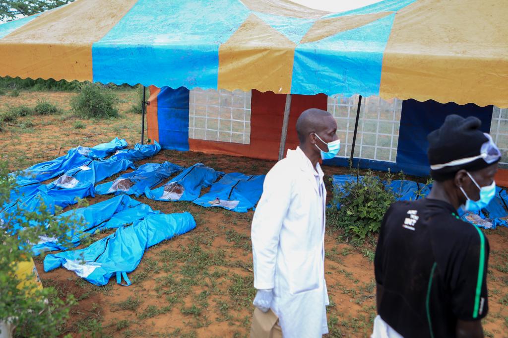 A tipoff from members of the public led police to raid the pastor’s property in Malindi, Kenya.