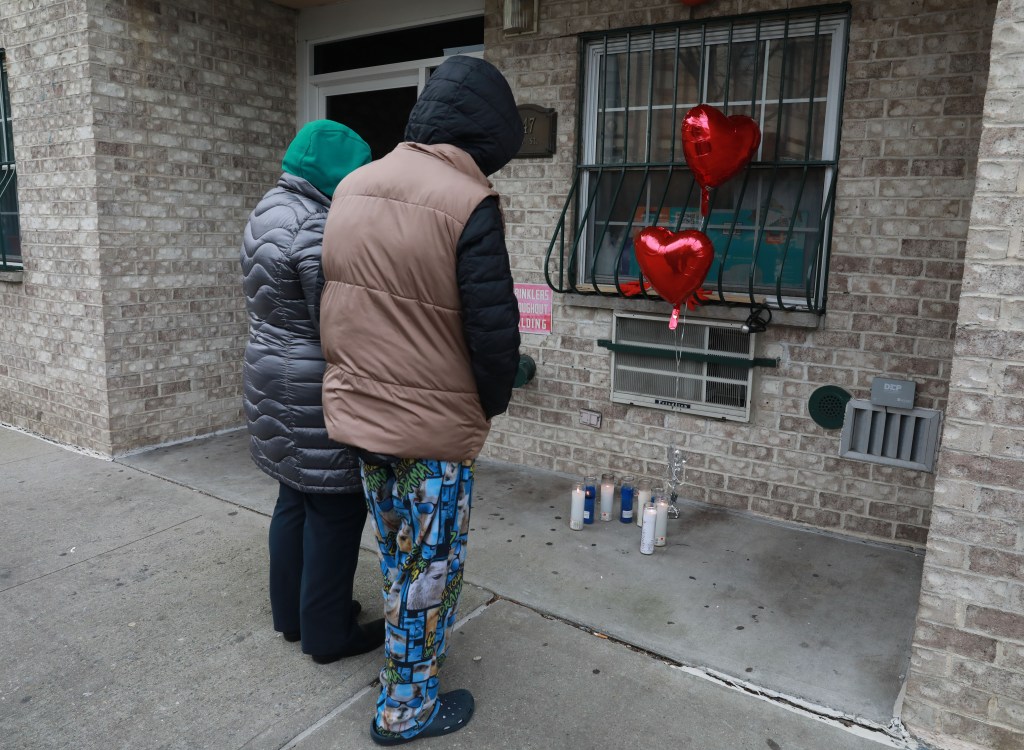 Memorial for Corde Scott, 15, who died January 23, 2023, at the teen's home in the Bronx, New York.