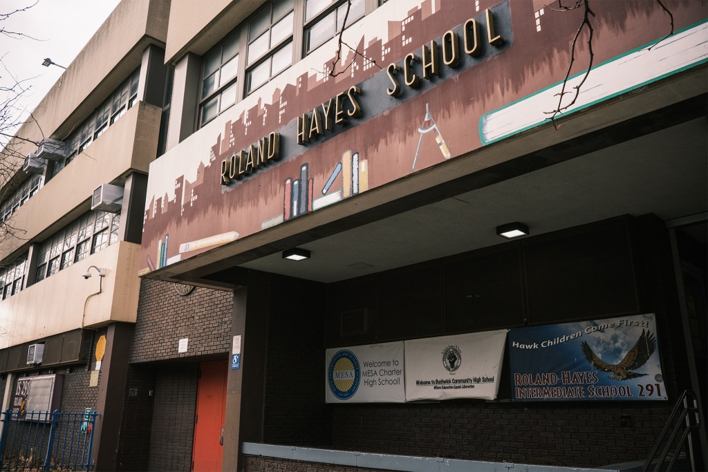 Math, Engineering, and Science Academy (MESA) Charter High School in Bushwick, Brooklyn.