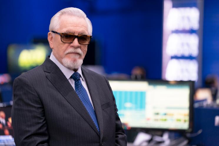 Brian Cox in a scene from the fourth season of "Succession."