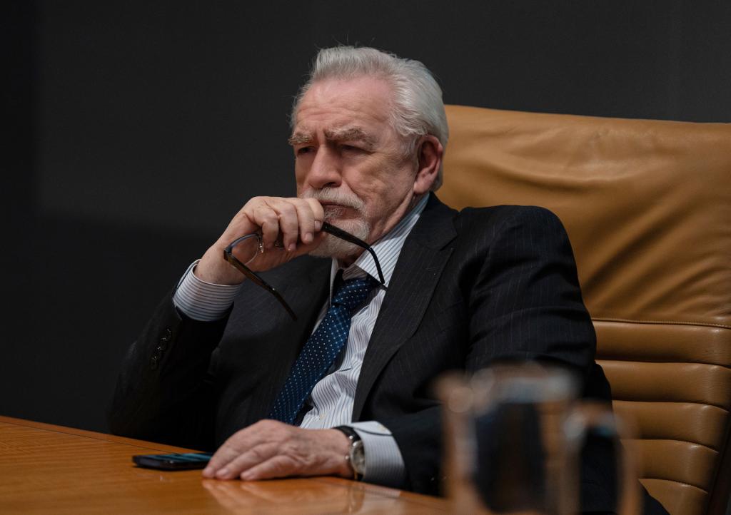 This image released by HBO shows Brian Cox in a scene from "Succession." (HBO via AP)