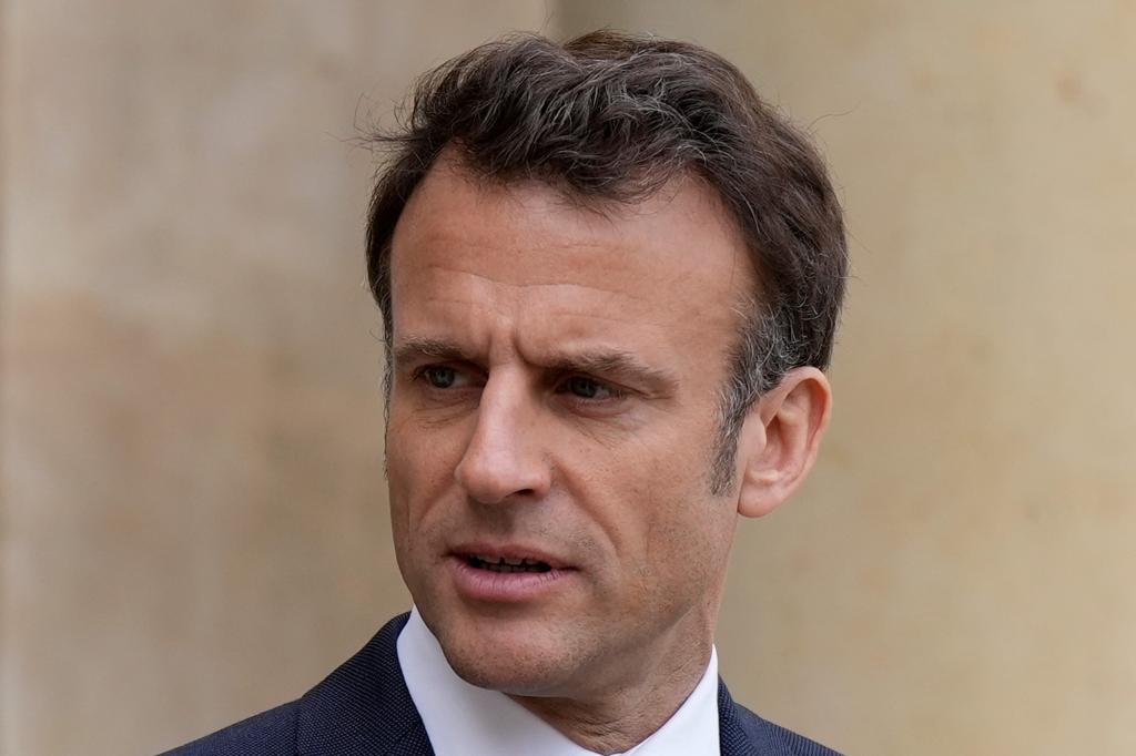 French President Emmanuel Macron.