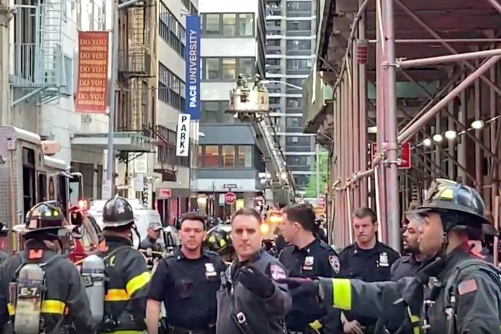 FDNY officials at the scene