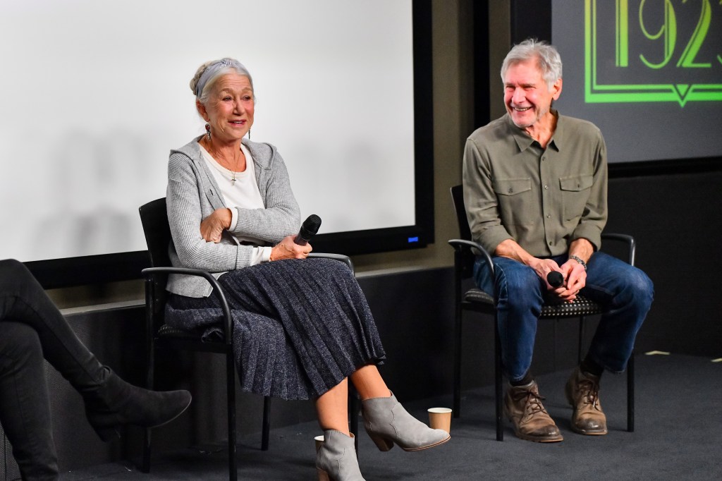 Helen Mirren and Harrison Ford