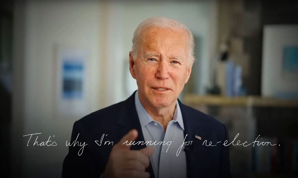 Joe Biden re-election ad