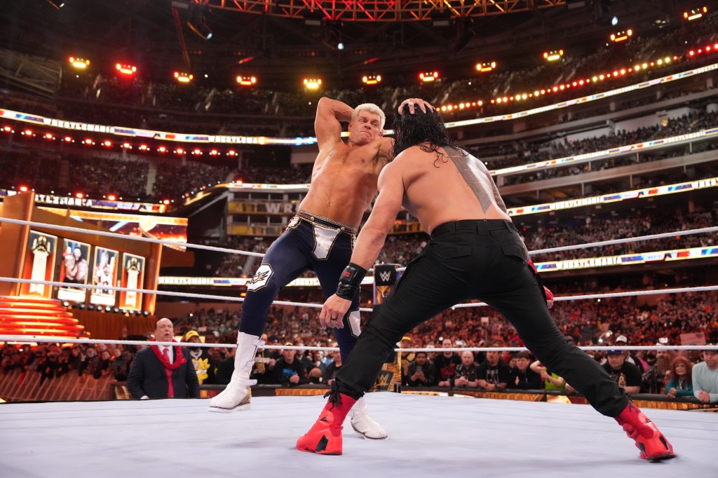 Roman Reigns defeated Cody Rhodes at WrestleMania.