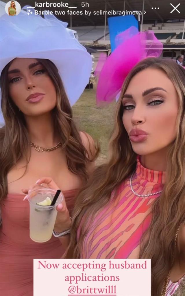 Brittany Williams and Karlee Zacky in May 2023.
