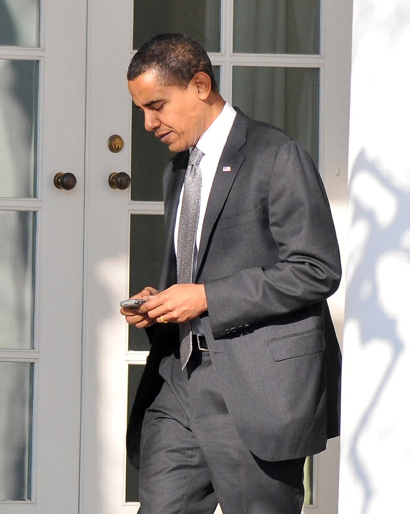 President Barack Obama was one of the world's most visible BlackBerry users during the device's heyday.