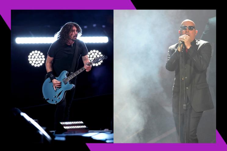 Foo Fighters lead singer Drave Grohl (L) and Tool frontman Maynard James Keenan are headlining the 2023 Sonic Temple Music Festival.