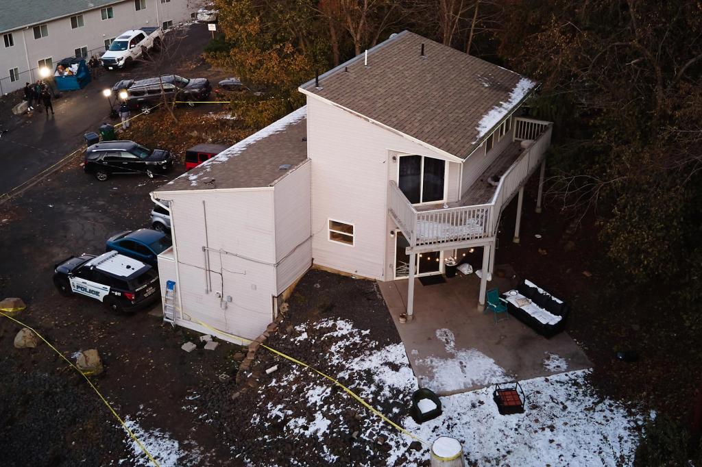 The Kings Road home where four University of Idaho students were murdered in Moscow, Idaho