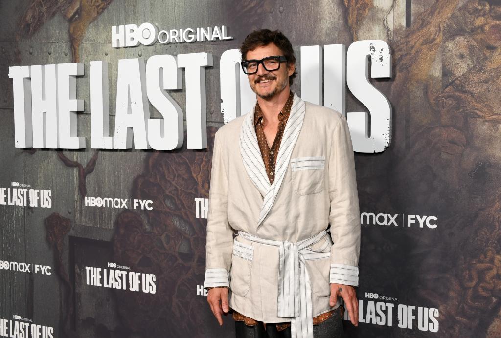 Pedro Pascal smiling. 