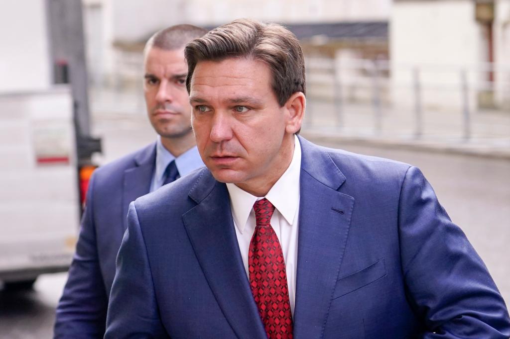 Florida Republican Gov. Ron DeSantis.