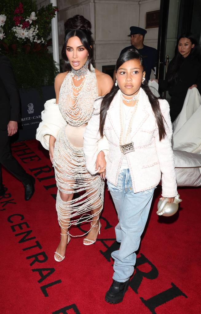 North West, who was photographed alongside her 42-year-old mother as they left a Manhattan hotel to depart for the gala, was not permitted to attend the invite-only event since it's only for those over the age of 18.