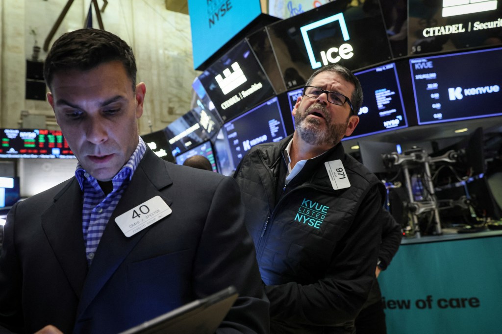 The Dow had been down more than 400 points Thursday.