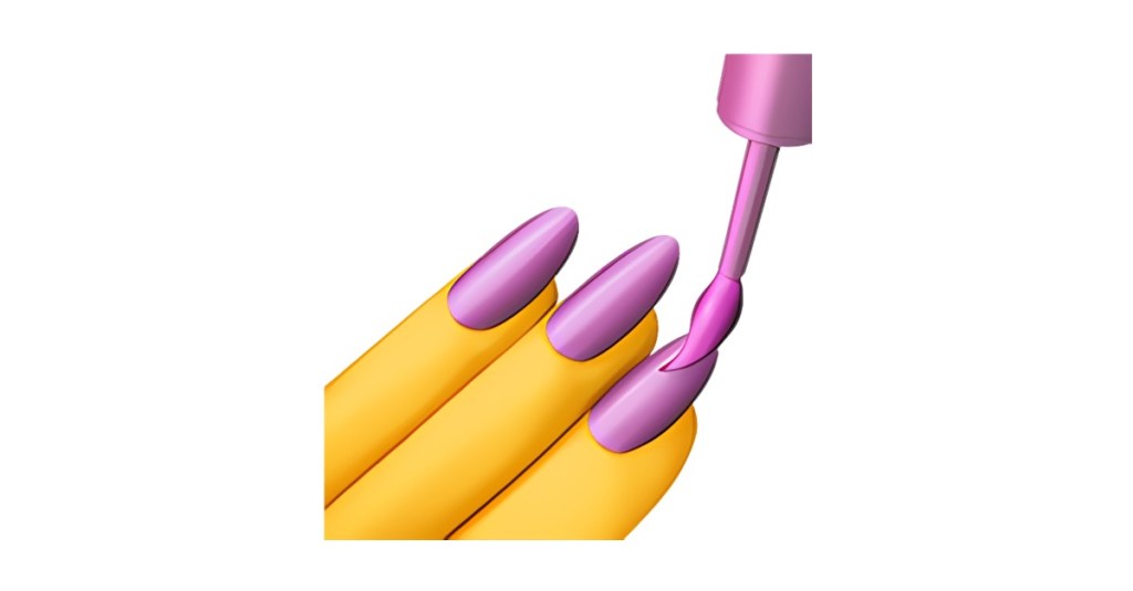 “I think that one would be to say you’re doing your nails,” the East Village resident said about the nail polish emoji. 