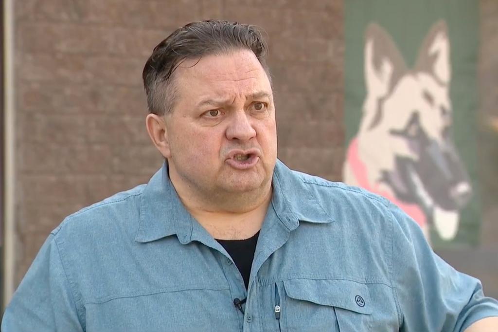 Michael Burkey, a former police canine hanlder and dog trainer.