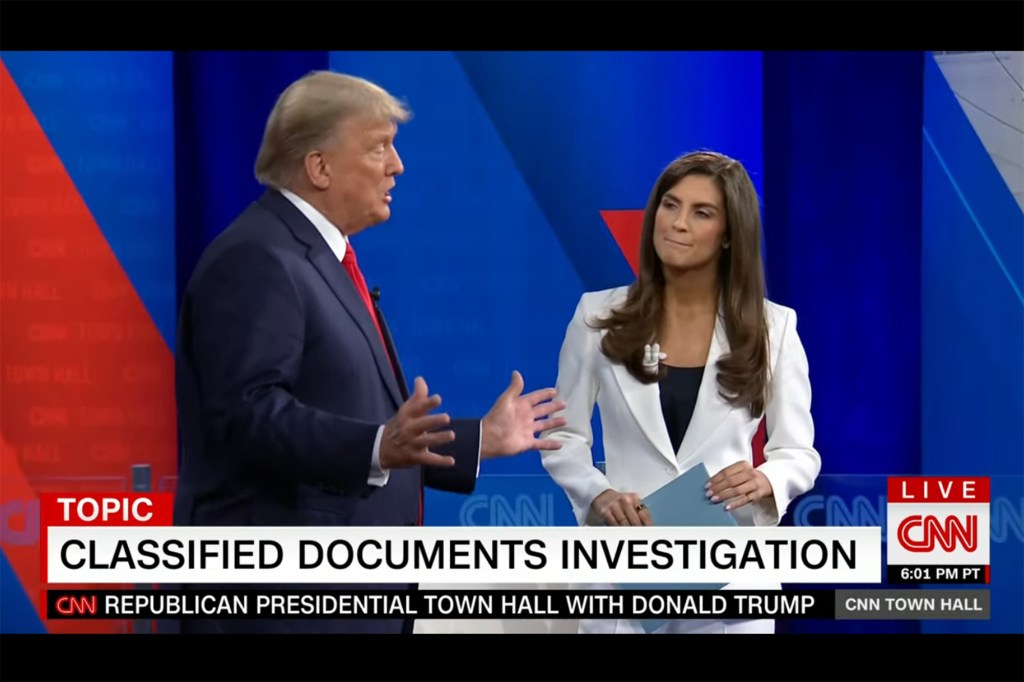 CNN and its anchor Kaitlan Collins have come under fire for the town hall with former President Donald Trump.