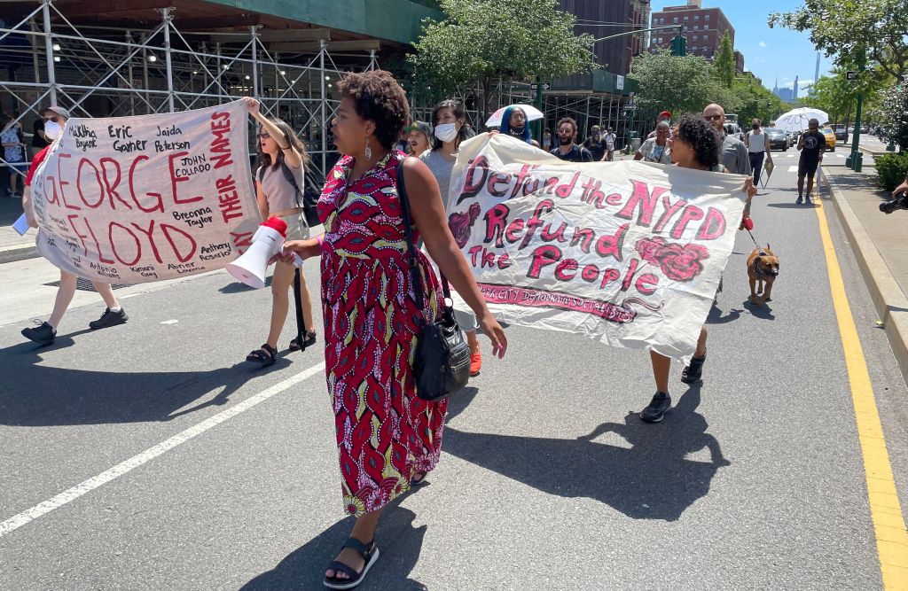 Democratic Socialist Harlem Councilwoman Kristin R. Jordan.