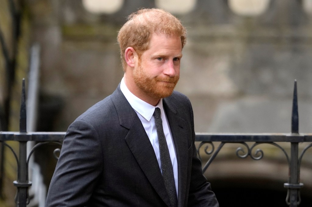 Prince Harry arrives at the Royal Courts Of Justice in London, Thursday, March 30, 2023.