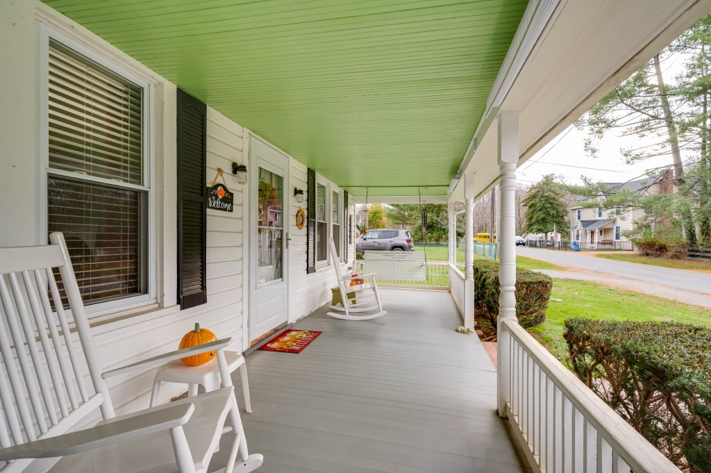 The front porch.