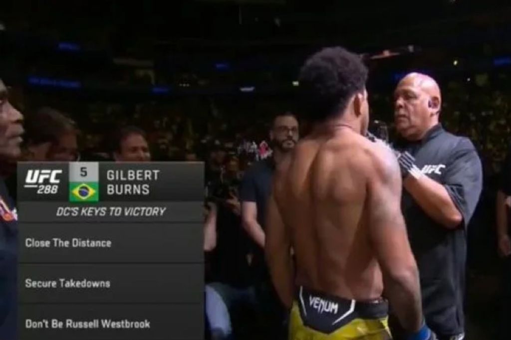 One of Daniel Cormier's keys for Gilbert Burns at UFC 288 was "don't be Russell Westbrook."