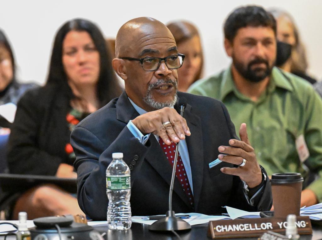 New York's Board of Regents chancellor Lester Young Jr.