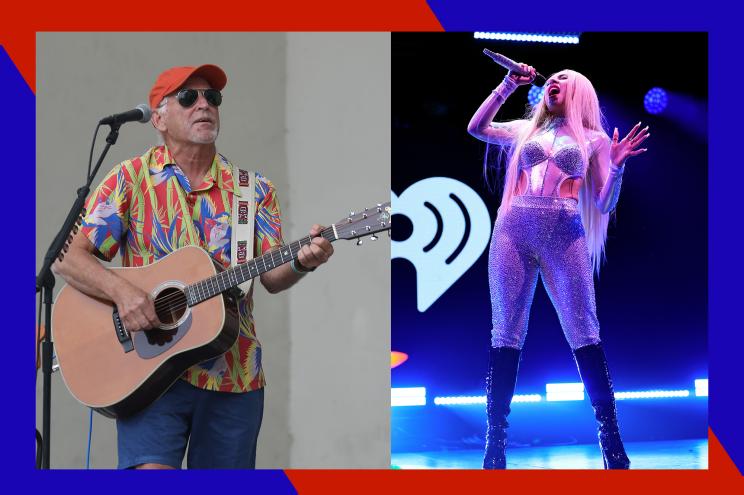 Jimmy Buffett (L) and Ava Max are headlining at this year's SummerFest in Milwaukee, WI.
