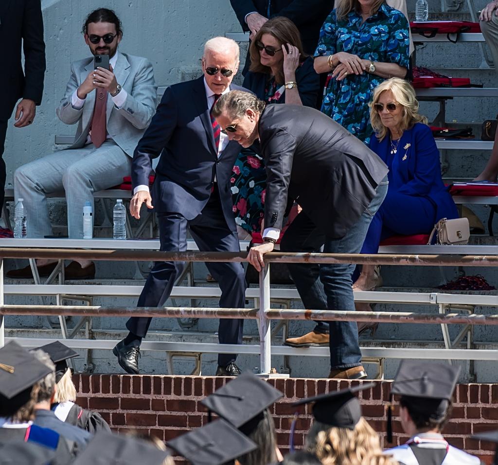 Joe and Hunter Biden.